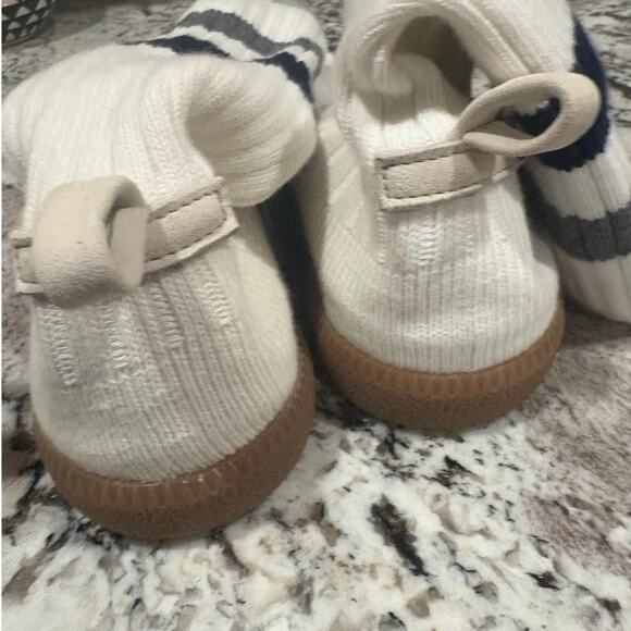 NEW Brave Pudding VARSITY STROLLS PE White Womens Sock Shoe Size 8 - Picture 7 of 8